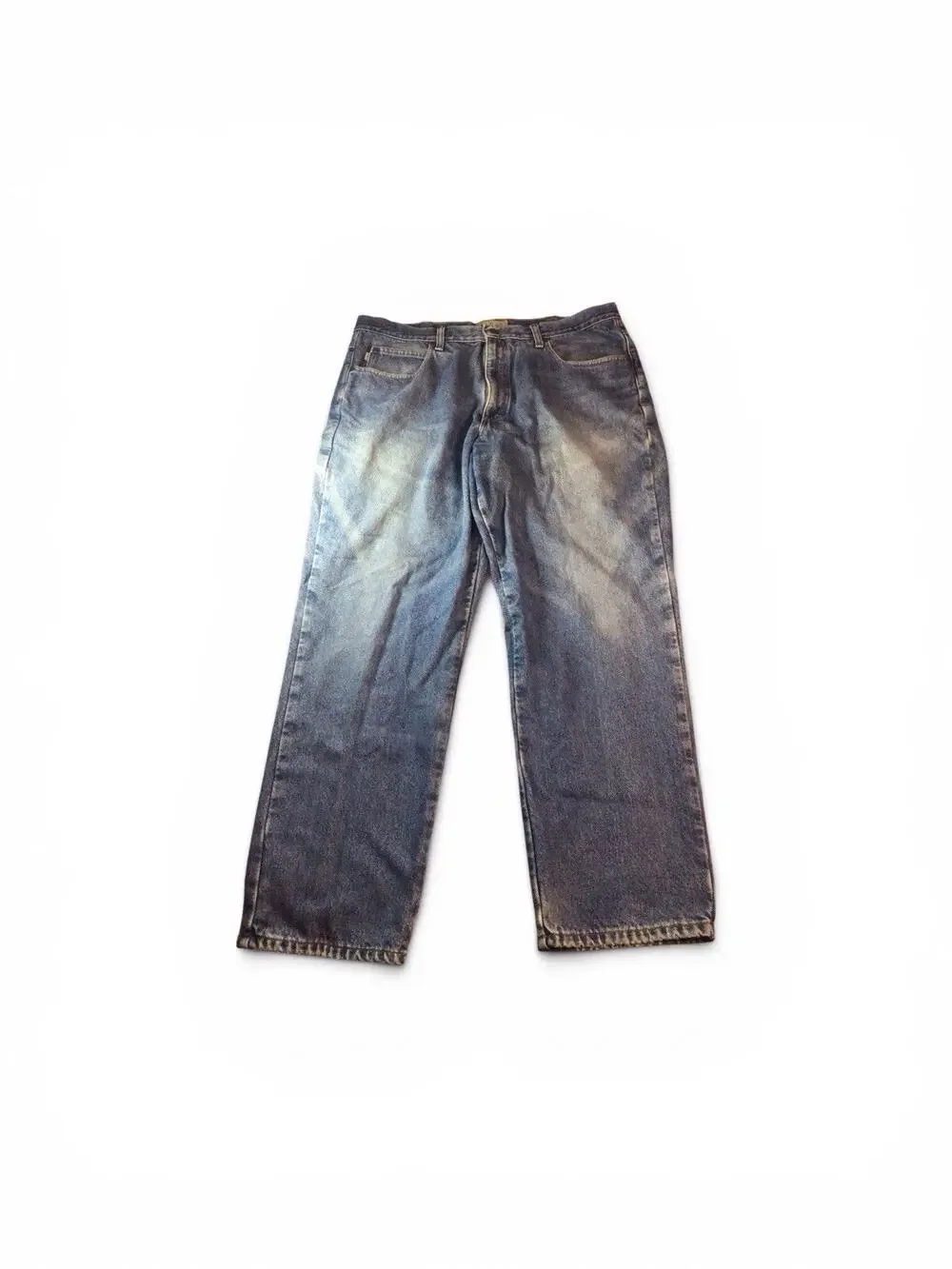 Vintage LL Bean Classic Fit Jeans Mens 38x30 Blue Denim Flannel Lined